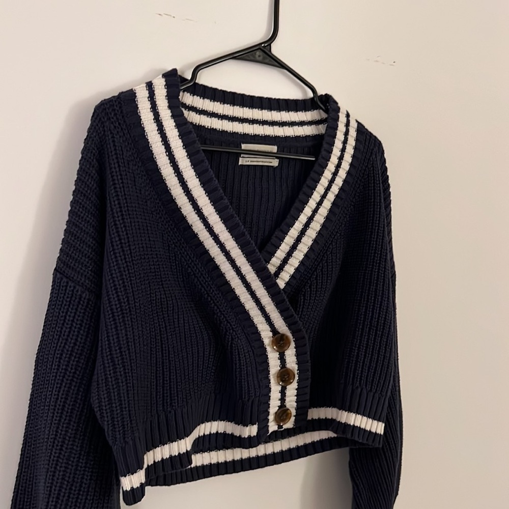 Urban outfitters vintage classic varsity striped sweater size small like new - Picture 2 of 5